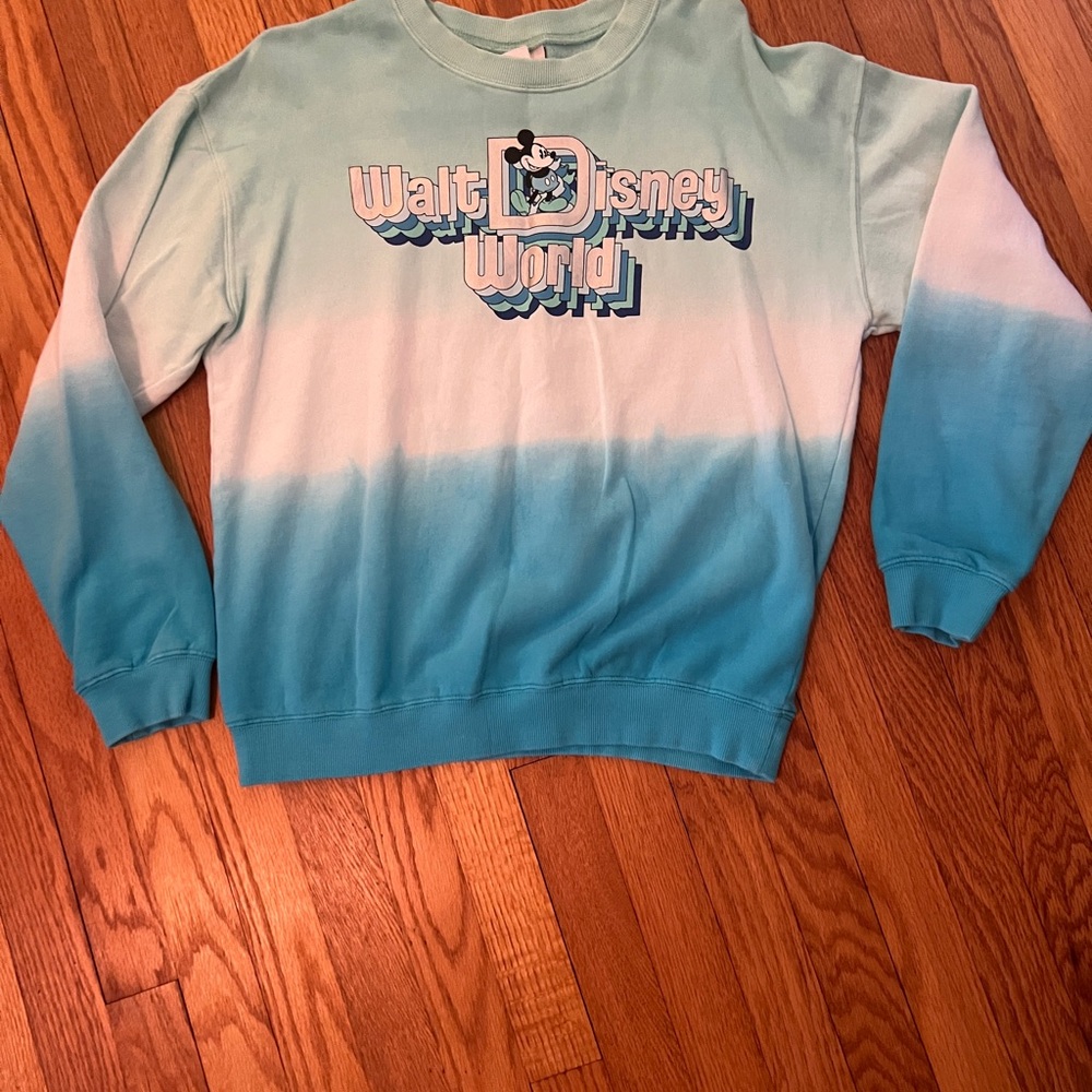 Disney Women's Blue Ombre Sweater